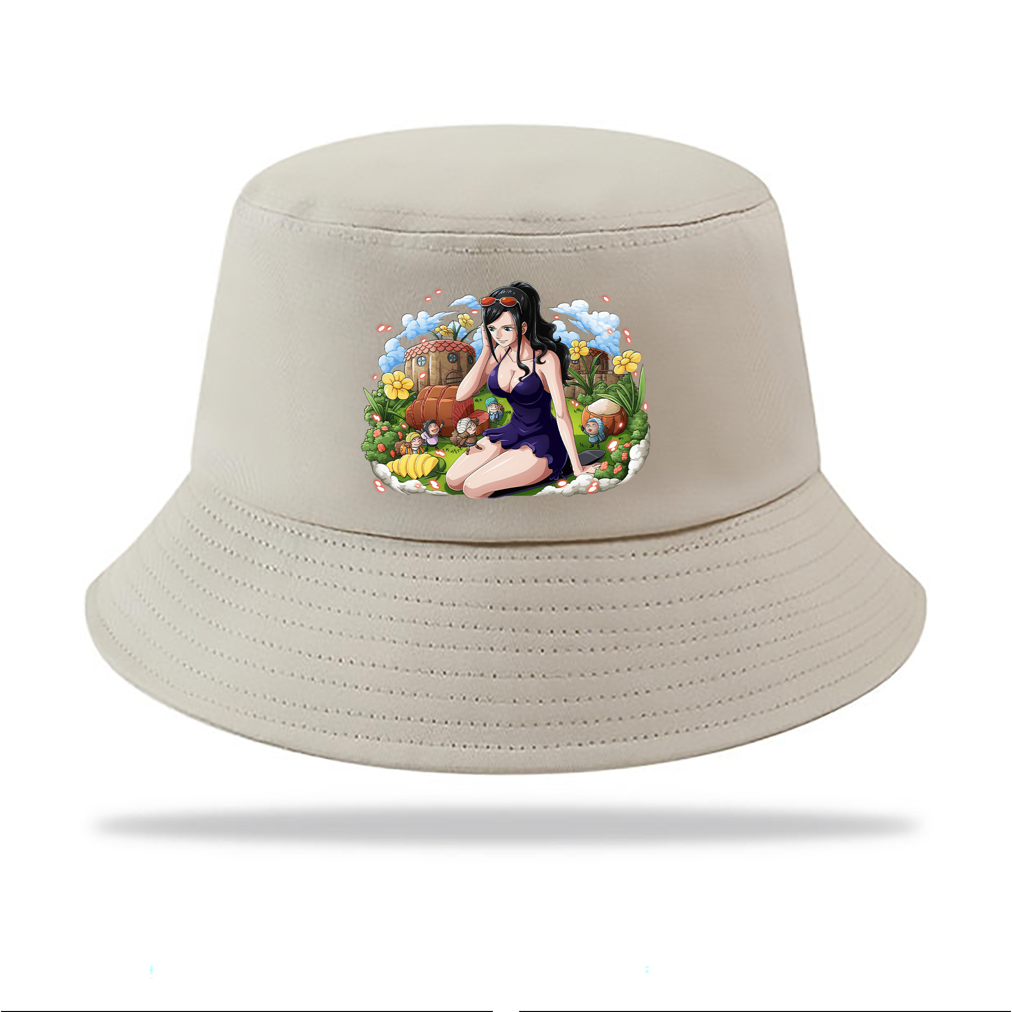 （画像用） ワンピース ニコ・ロビン ONE PIECE Nico Robin アウトドア日除けバケットハット